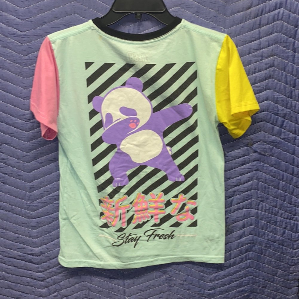 Girls Panda tee - Picture 2 of 3